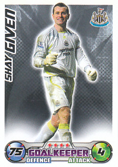 Shay Given Newcastle United 2008/09 Topps Match Attax #217